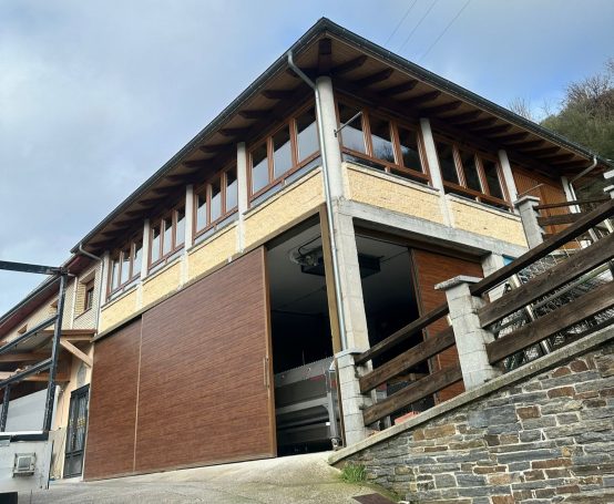 Cierre galeria en Cangas del Narcea.